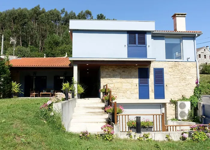 Batan - Preciosa Casa En El Valle Del Salnes 펜션 폰테베드라